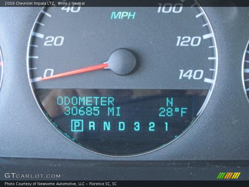 White / Neutral 2009 Chevrolet Impala LTZ