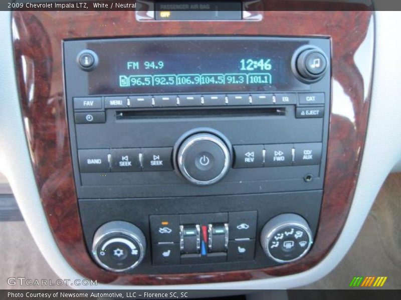 White / Neutral 2009 Chevrolet Impala LTZ