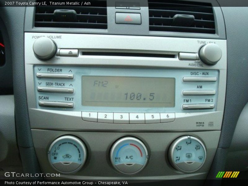 Titanium Metallic / Ash 2007 Toyota Camry LE