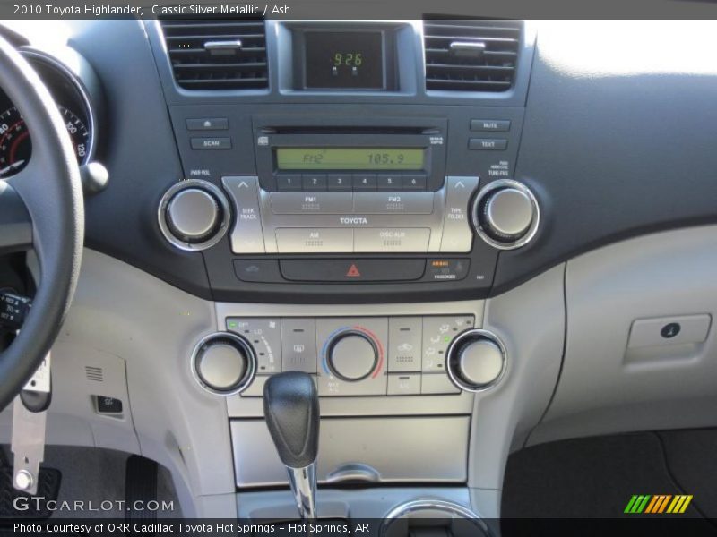 Classic Silver Metallic / Ash 2010 Toyota Highlander