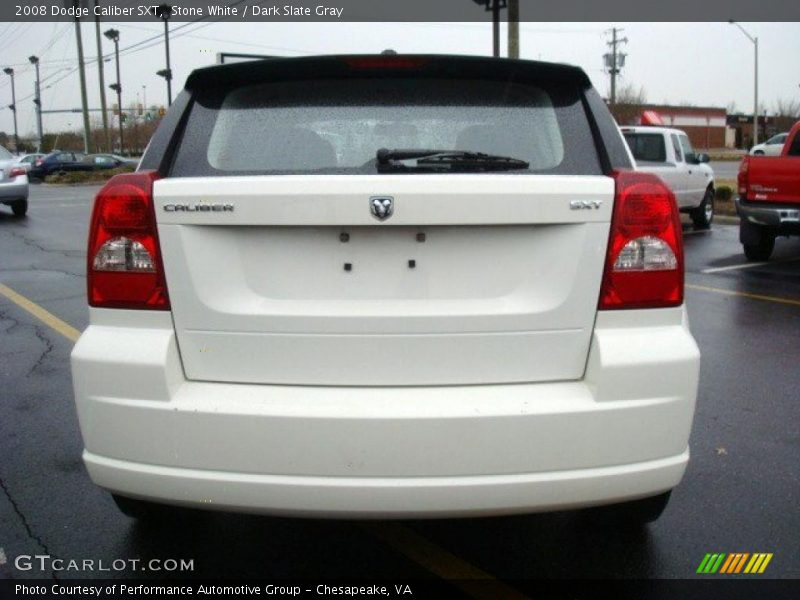 Stone White / Dark Slate Gray 2008 Dodge Caliber SXT