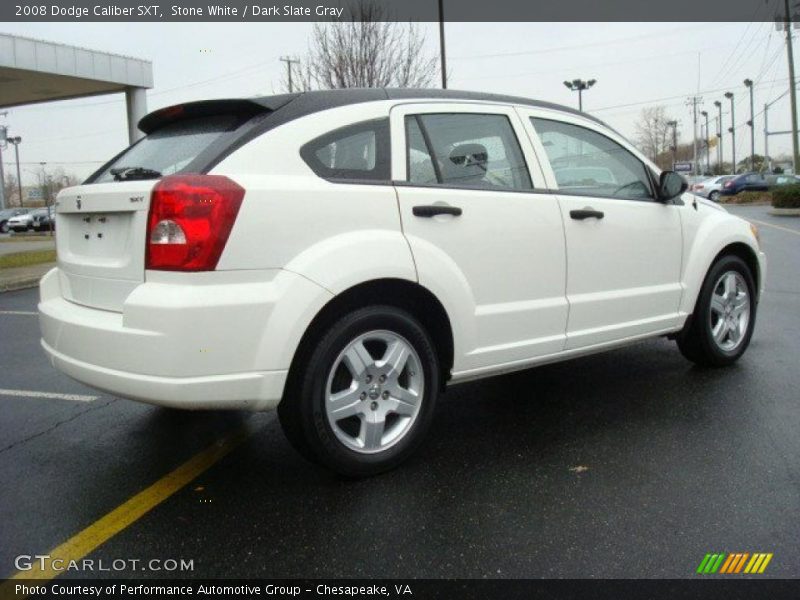 Stone White / Dark Slate Gray 2008 Dodge Caliber SXT