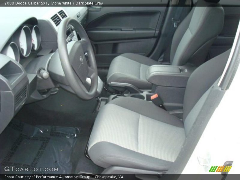 Stone White / Dark Slate Gray 2008 Dodge Caliber SXT