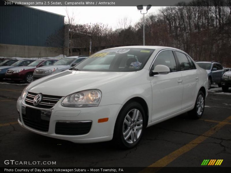 Campanella White / Anthracite 2007 Volkswagen Jetta 2.5 Sedan