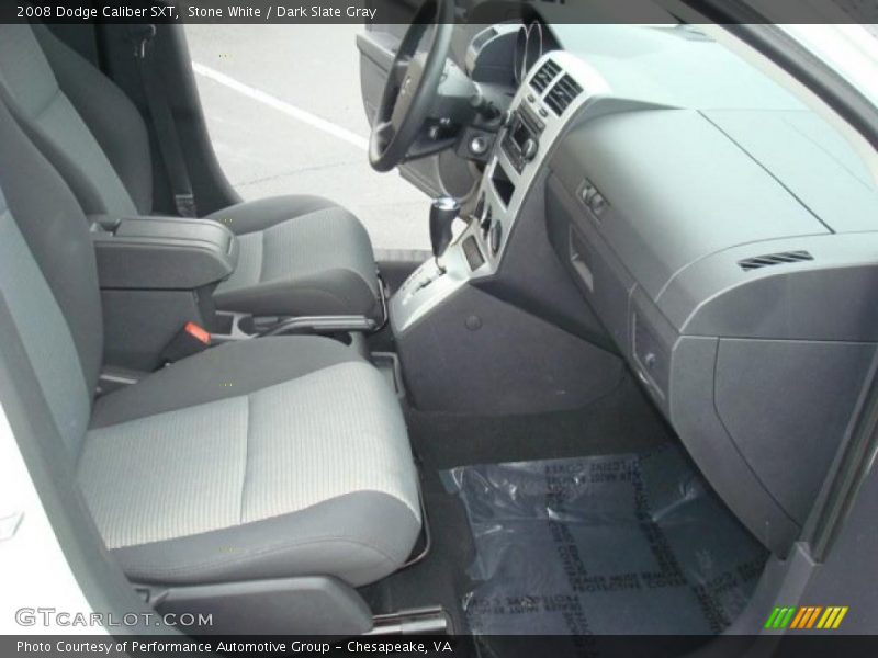 Stone White / Dark Slate Gray 2008 Dodge Caliber SXT