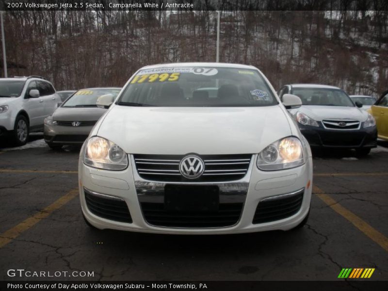 Campanella White / Anthracite 2007 Volkswagen Jetta 2.5 Sedan