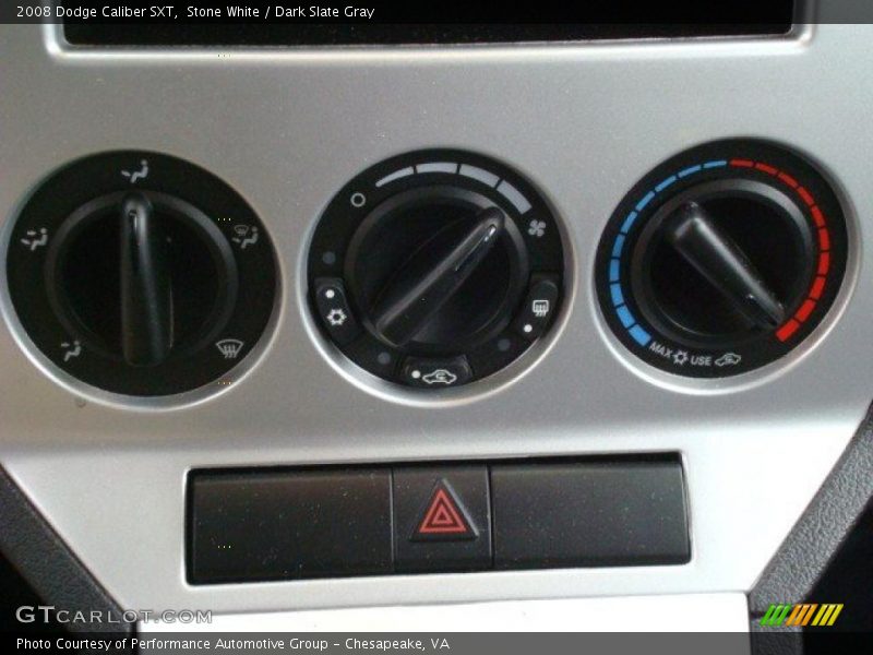 Stone White / Dark Slate Gray 2008 Dodge Caliber SXT