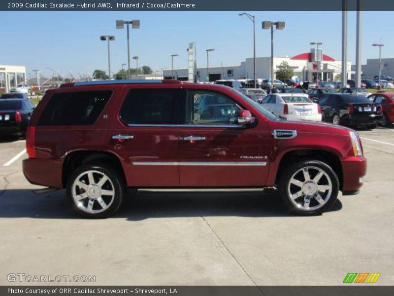 Infrared / Cocoa/Cashmere 2009 Cadillac Escalade Hybrid AWD