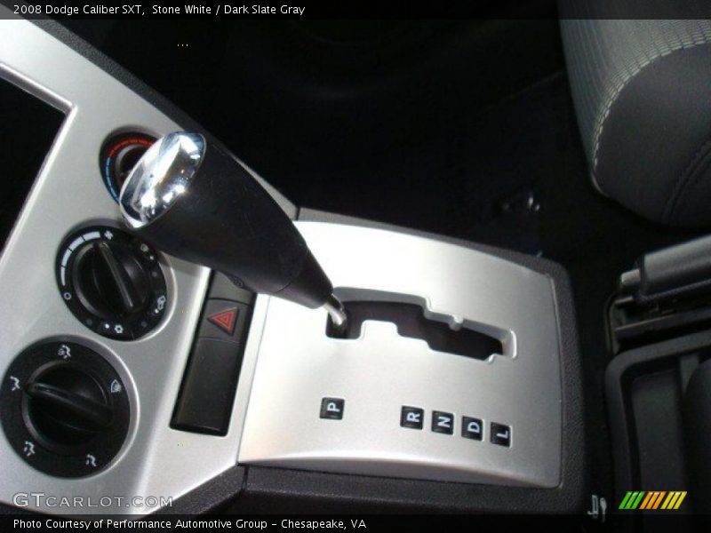 Stone White / Dark Slate Gray 2008 Dodge Caliber SXT