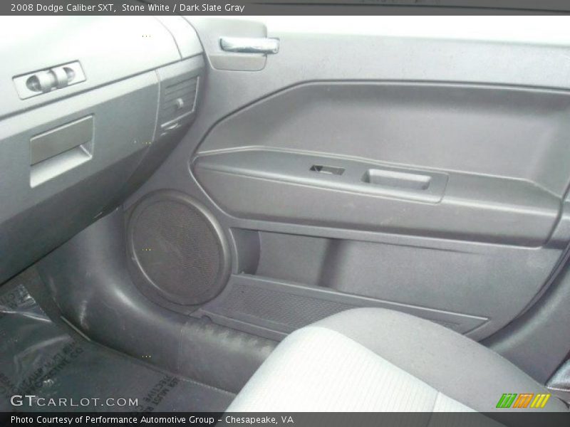 Stone White / Dark Slate Gray 2008 Dodge Caliber SXT