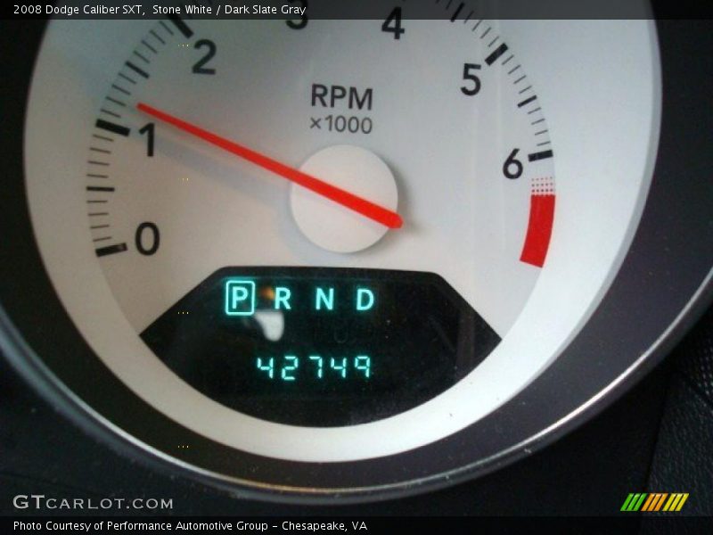 Stone White / Dark Slate Gray 2008 Dodge Caliber SXT