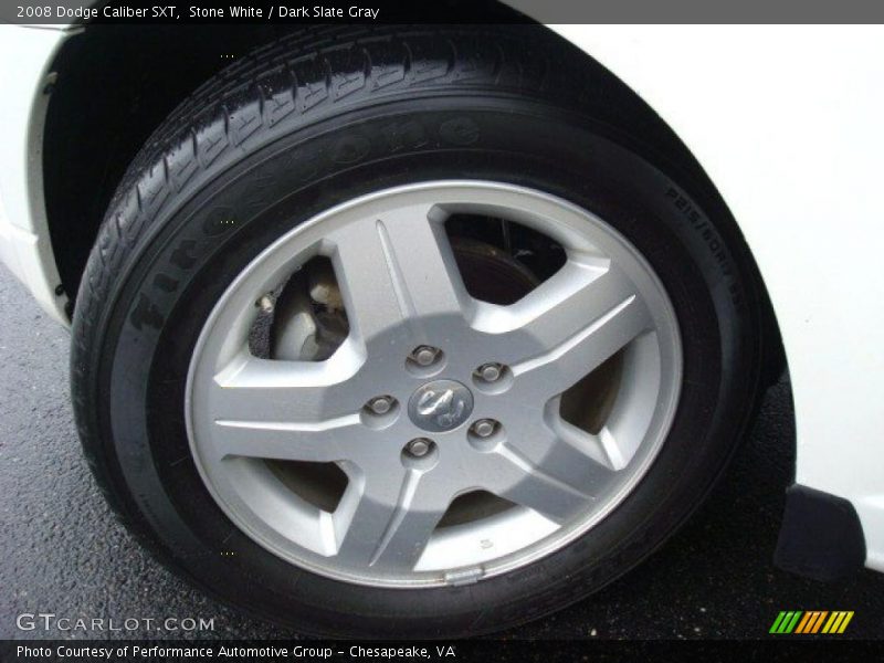 Stone White / Dark Slate Gray 2008 Dodge Caliber SXT