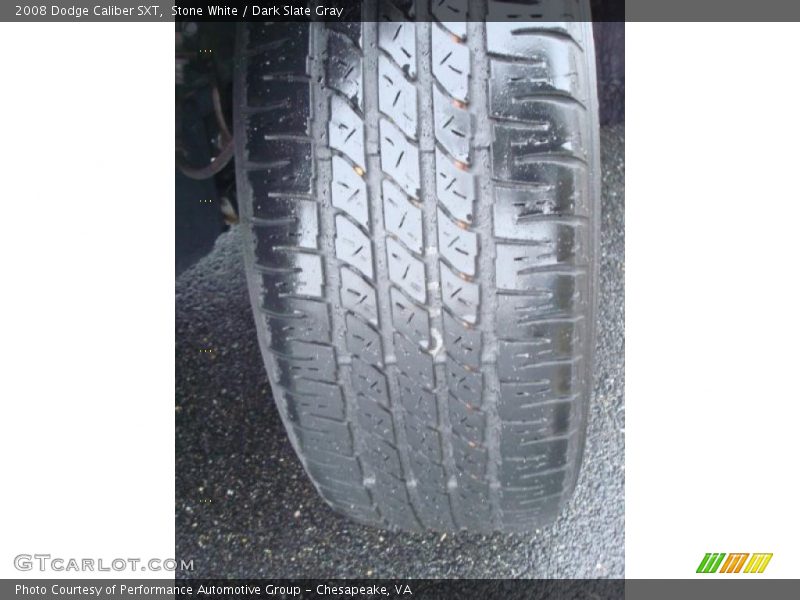 Stone White / Dark Slate Gray 2008 Dodge Caliber SXT