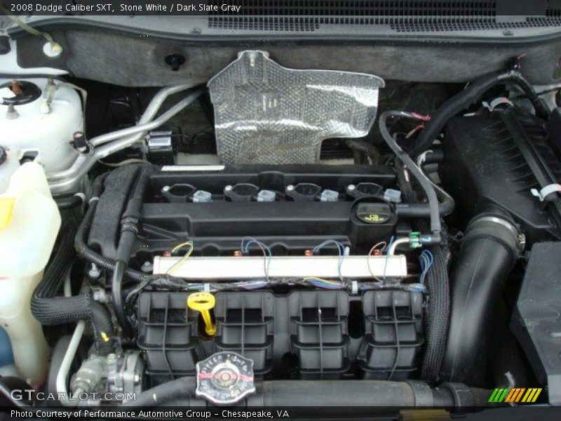 Stone White / Dark Slate Gray 2008 Dodge Caliber SXT