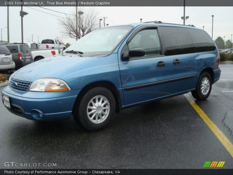 True Blue Metallic / Medium Graphite 2003 Ford Windstar LX