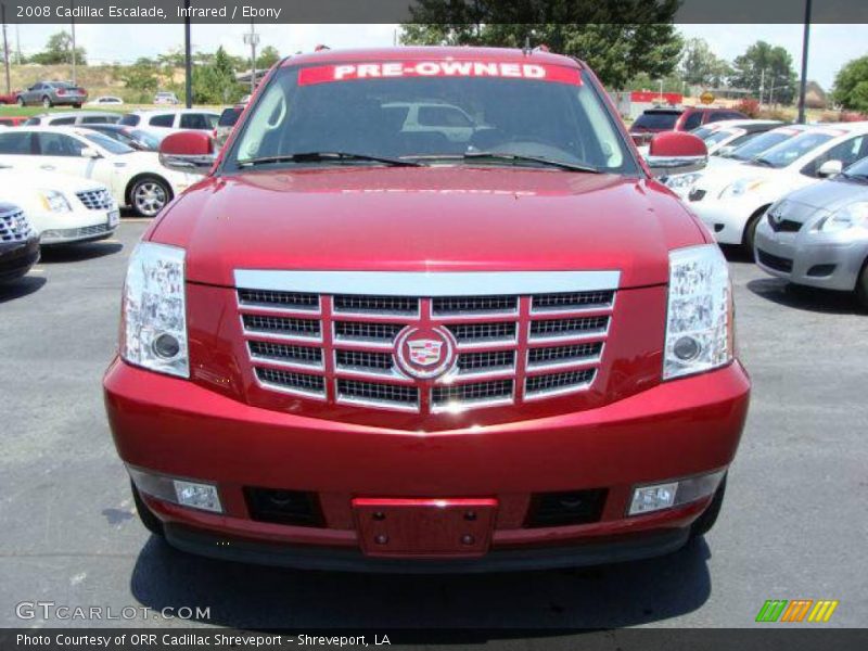 Infrared / Ebony 2008 Cadillac Escalade