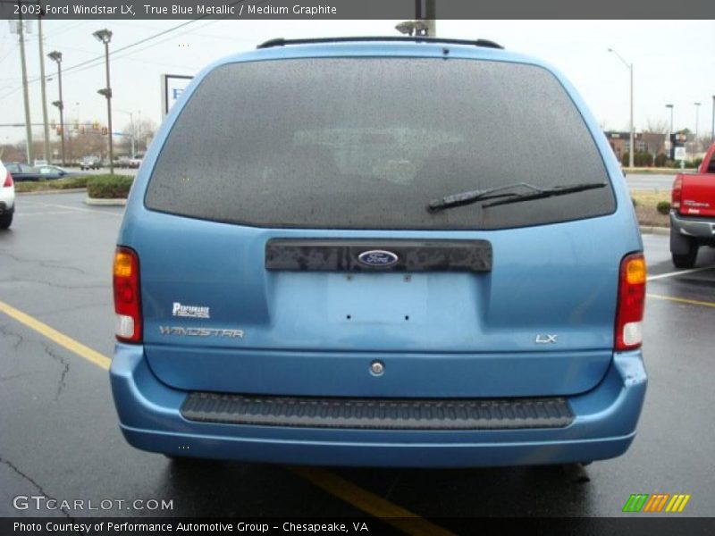 True Blue Metallic / Medium Graphite 2003 Ford Windstar LX