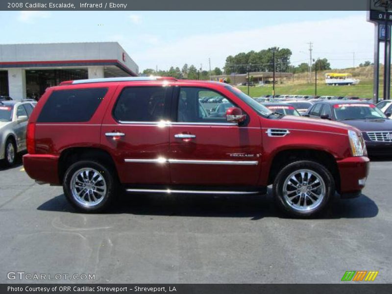 Infrared / Ebony 2008 Cadillac Escalade