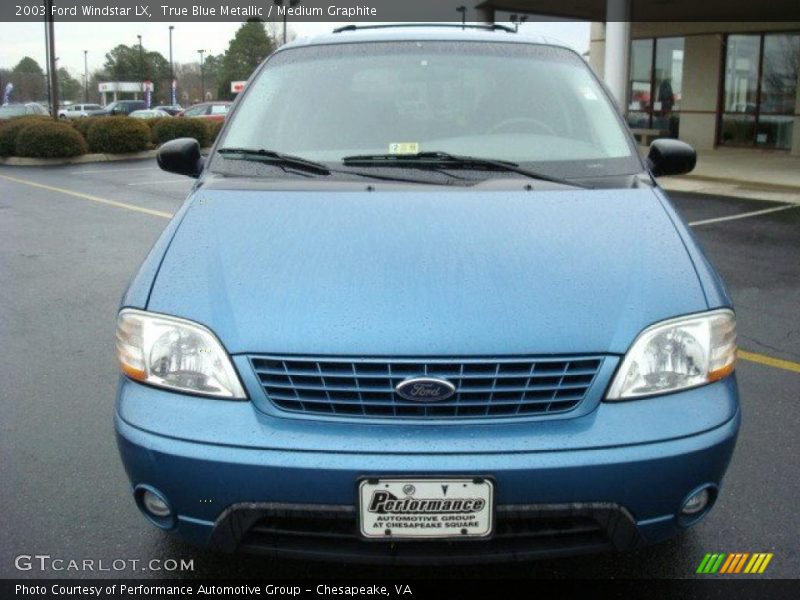 True Blue Metallic / Medium Graphite 2003 Ford Windstar LX