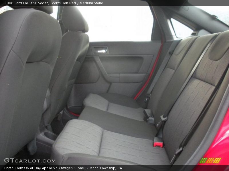 Vermillion Red / Medium Stone 2008 Ford Focus SE Sedan