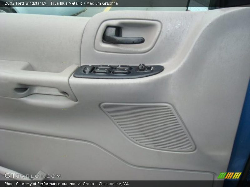 True Blue Metallic / Medium Graphite 2003 Ford Windstar LX