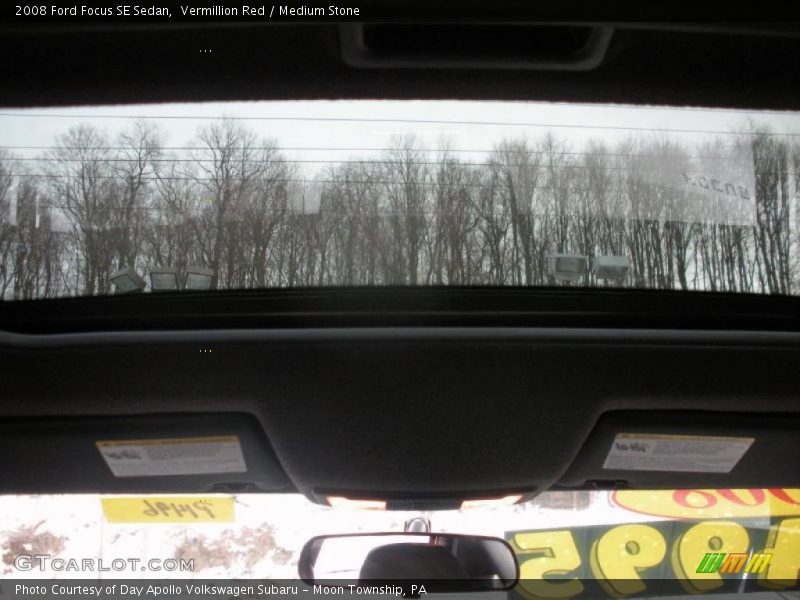 Vermillion Red / Medium Stone 2008 Ford Focus SE Sedan