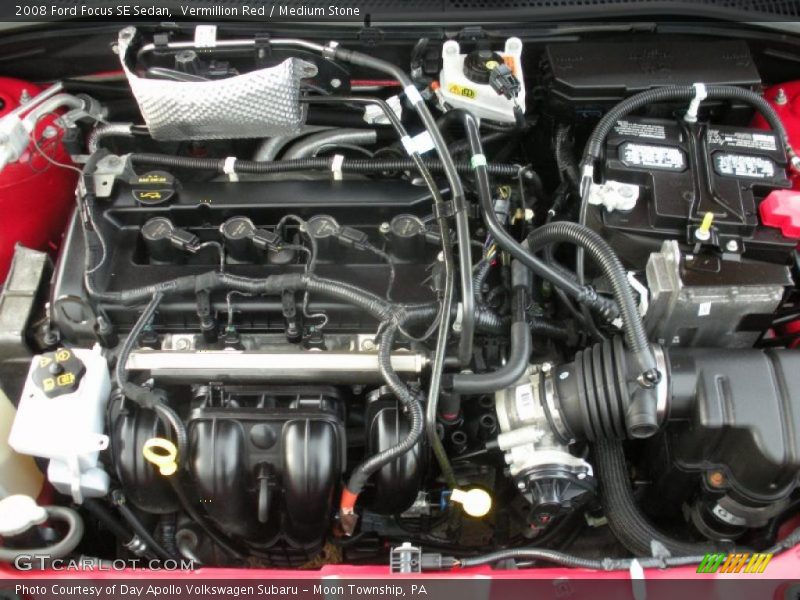 Vermillion Red / Medium Stone 2008 Ford Focus SE Sedan