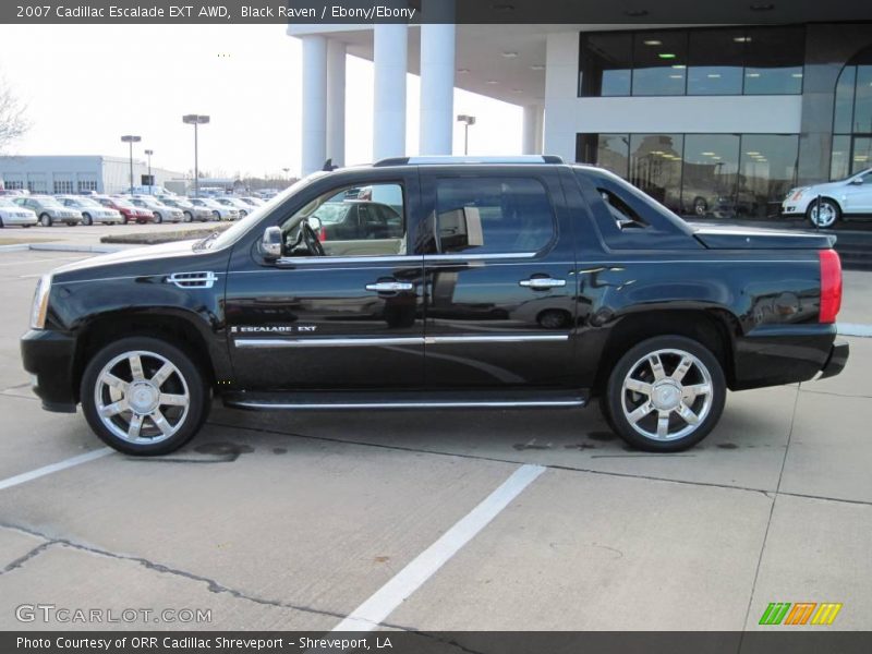 Black Raven / Ebony/Ebony 2007 Cadillac Escalade EXT AWD