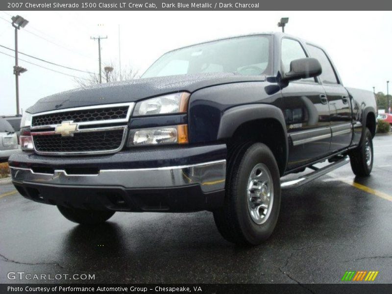 Dark Blue Metallic / Dark Charcoal 2007 Chevrolet Silverado 1500 Classic LT Crew Cab