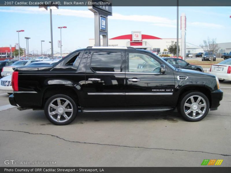 Black Raven / Ebony/Ebony 2007 Cadillac Escalade EXT AWD