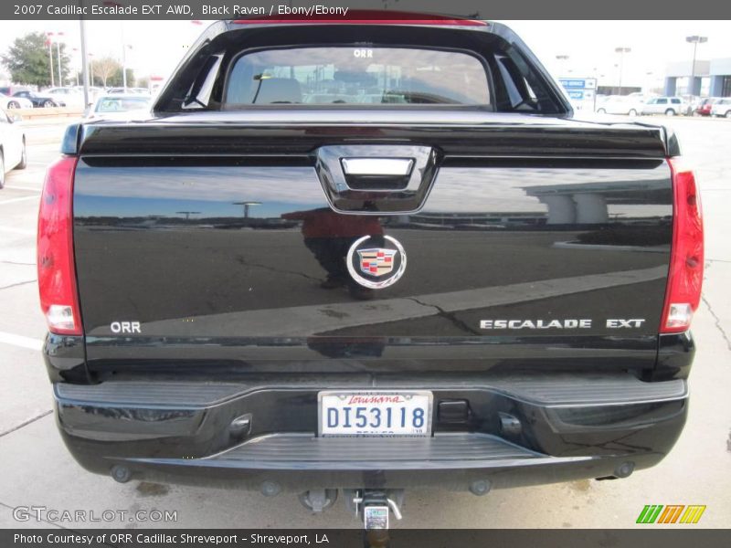 Black Raven / Ebony/Ebony 2007 Cadillac Escalade EXT AWD