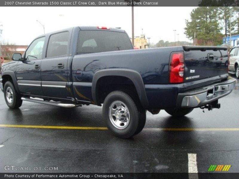 Dark Blue Metallic / Dark Charcoal 2007 Chevrolet Silverado 1500 Classic LT Crew Cab