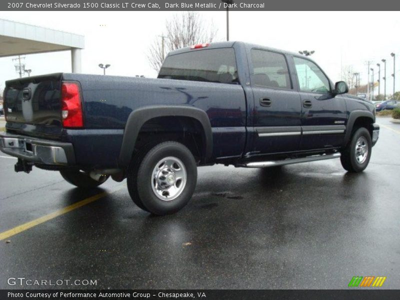 Dark Blue Metallic / Dark Charcoal 2007 Chevrolet Silverado 1500 Classic LT Crew Cab