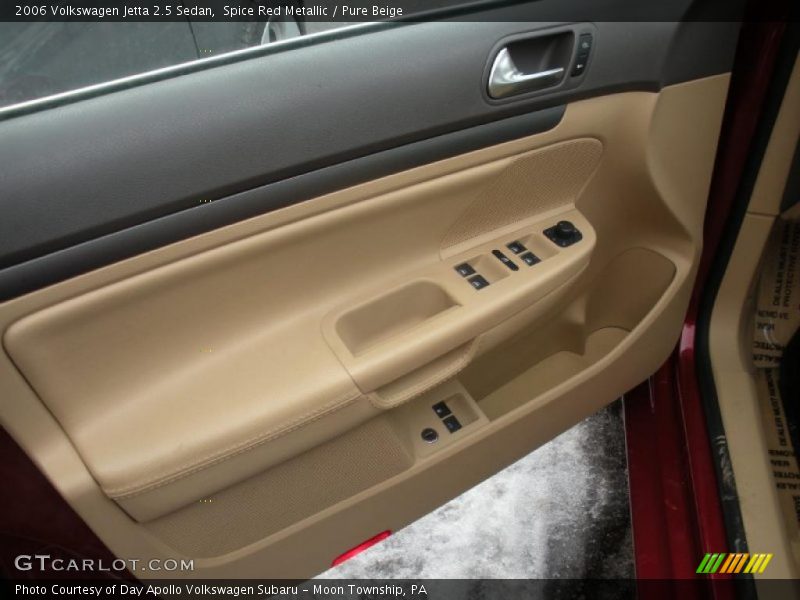 Spice Red Metallic / Pure Beige 2006 Volkswagen Jetta 2.5 Sedan