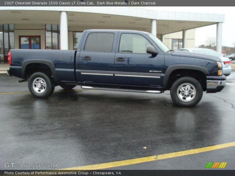 Dark Blue Metallic / Dark Charcoal 2007 Chevrolet Silverado 1500 Classic LT Crew Cab