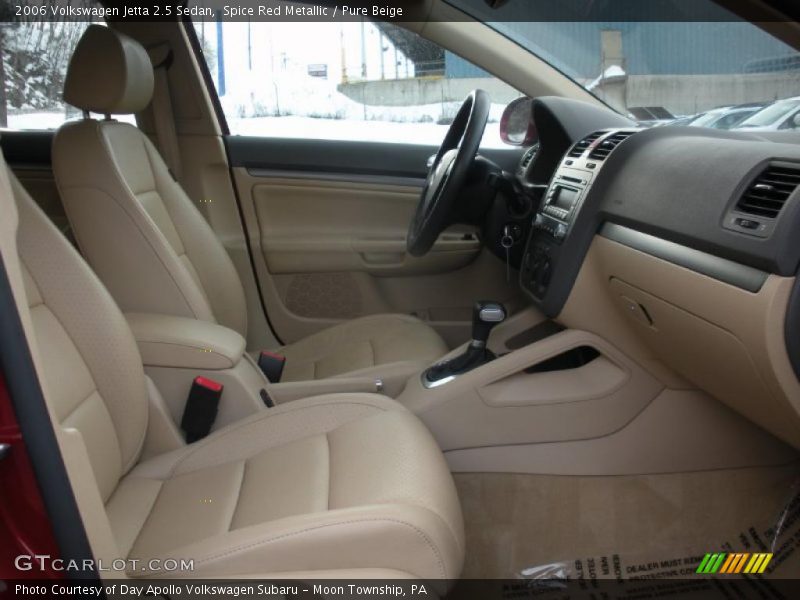 Spice Red Metallic / Pure Beige 2006 Volkswagen Jetta 2.5 Sedan