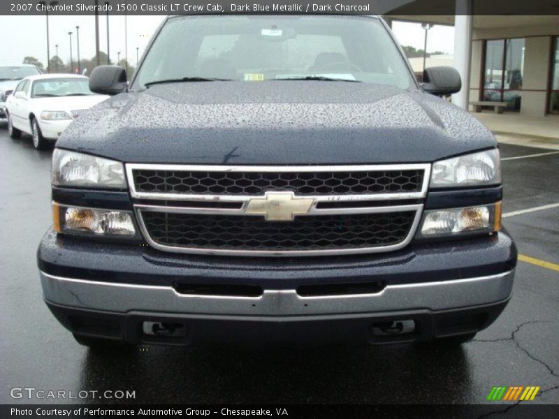 Dark Blue Metallic / Dark Charcoal 2007 Chevrolet Silverado 1500 Classic LT Crew Cab