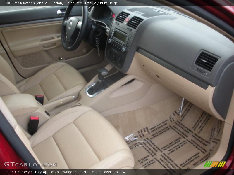 Spice Red Metallic / Pure Beige 2006 Volkswagen Jetta 2.5 Sedan
