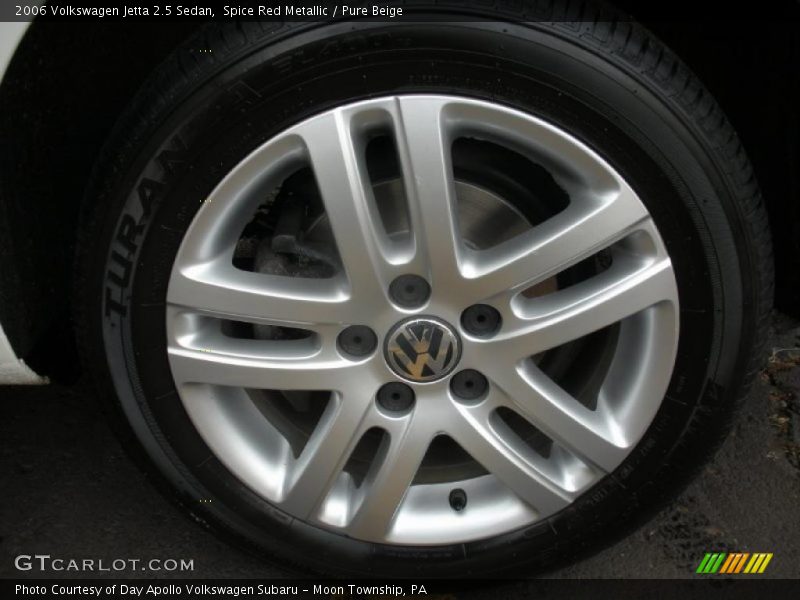 Spice Red Metallic / Pure Beige 2006 Volkswagen Jetta 2.5 Sedan