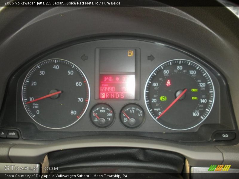 Spice Red Metallic / Pure Beige 2006 Volkswagen Jetta 2.5 Sedan