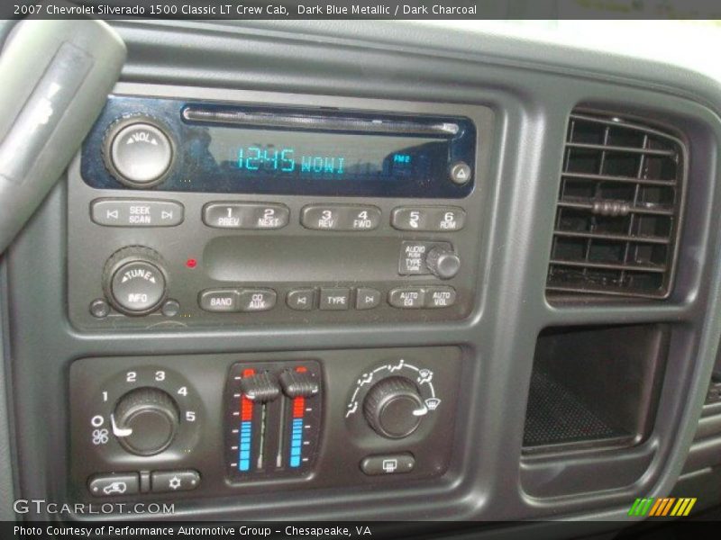 Dark Blue Metallic / Dark Charcoal 2007 Chevrolet Silverado 1500 Classic LT Crew Cab