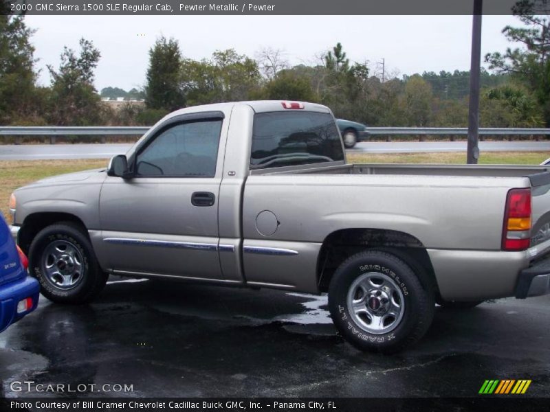 Pewter Metallic / Pewter 2000 GMC Sierra 1500 SLE Regular Cab