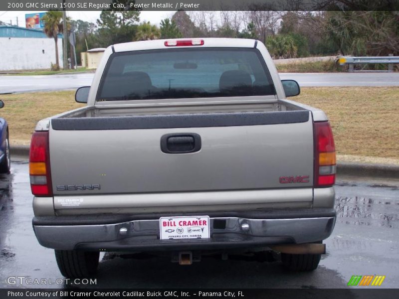 Pewter Metallic / Pewter 2000 GMC Sierra 1500 SLE Regular Cab