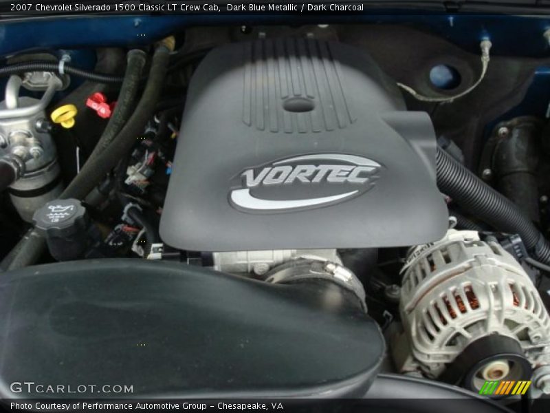 Dark Blue Metallic / Dark Charcoal 2007 Chevrolet Silverado 1500 Classic LT Crew Cab
