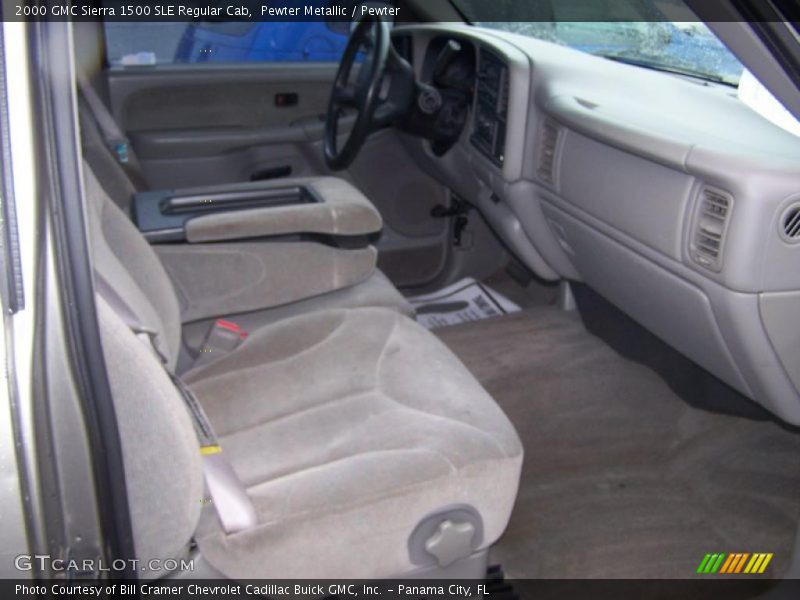 Pewter Metallic / Pewter 2000 GMC Sierra 1500 SLE Regular Cab