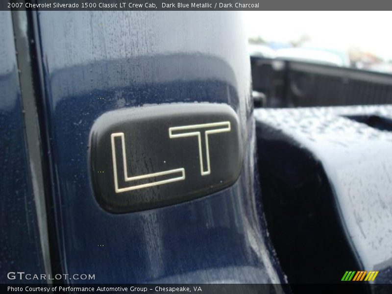 Dark Blue Metallic / Dark Charcoal 2007 Chevrolet Silverado 1500 Classic LT Crew Cab