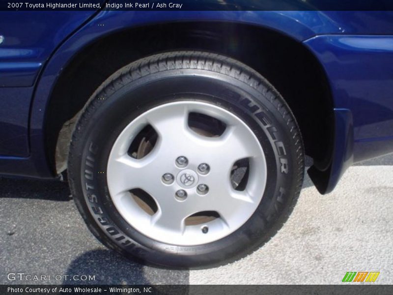 Indigo Ink Pearl / Ash Gray 2007 Toyota Highlander Limited