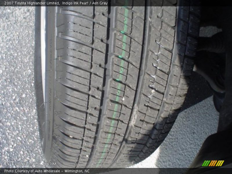 Indigo Ink Pearl / Ash Gray 2007 Toyota Highlander Limited