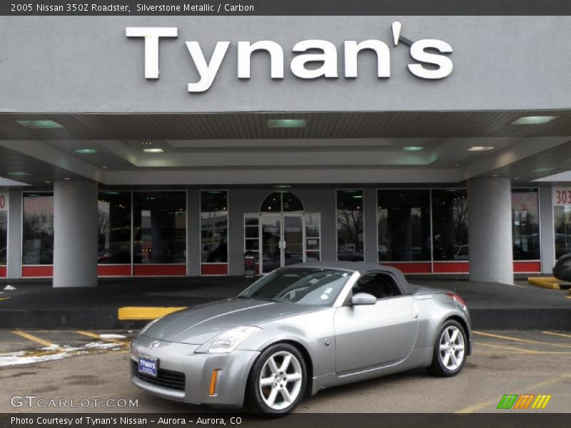 Silverstone Metallic / Carbon 2005 Nissan 350Z Roadster