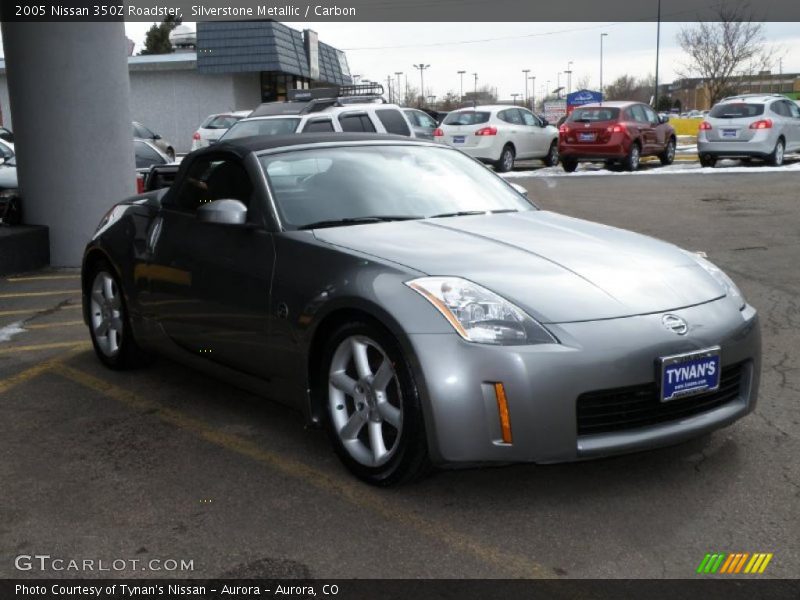 Silverstone Metallic / Carbon 2005 Nissan 350Z Roadster